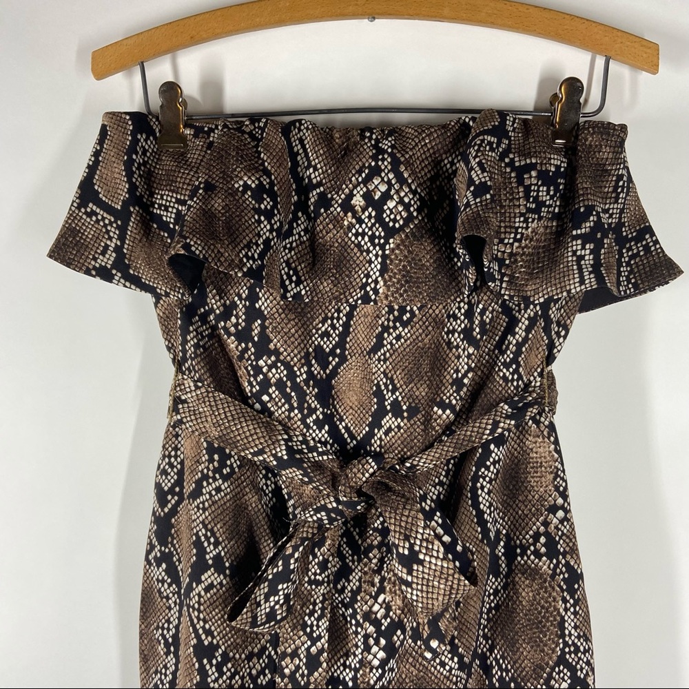 Babaton Aritzia Size 4 Flutter Snake Reptile Prin… - image 3